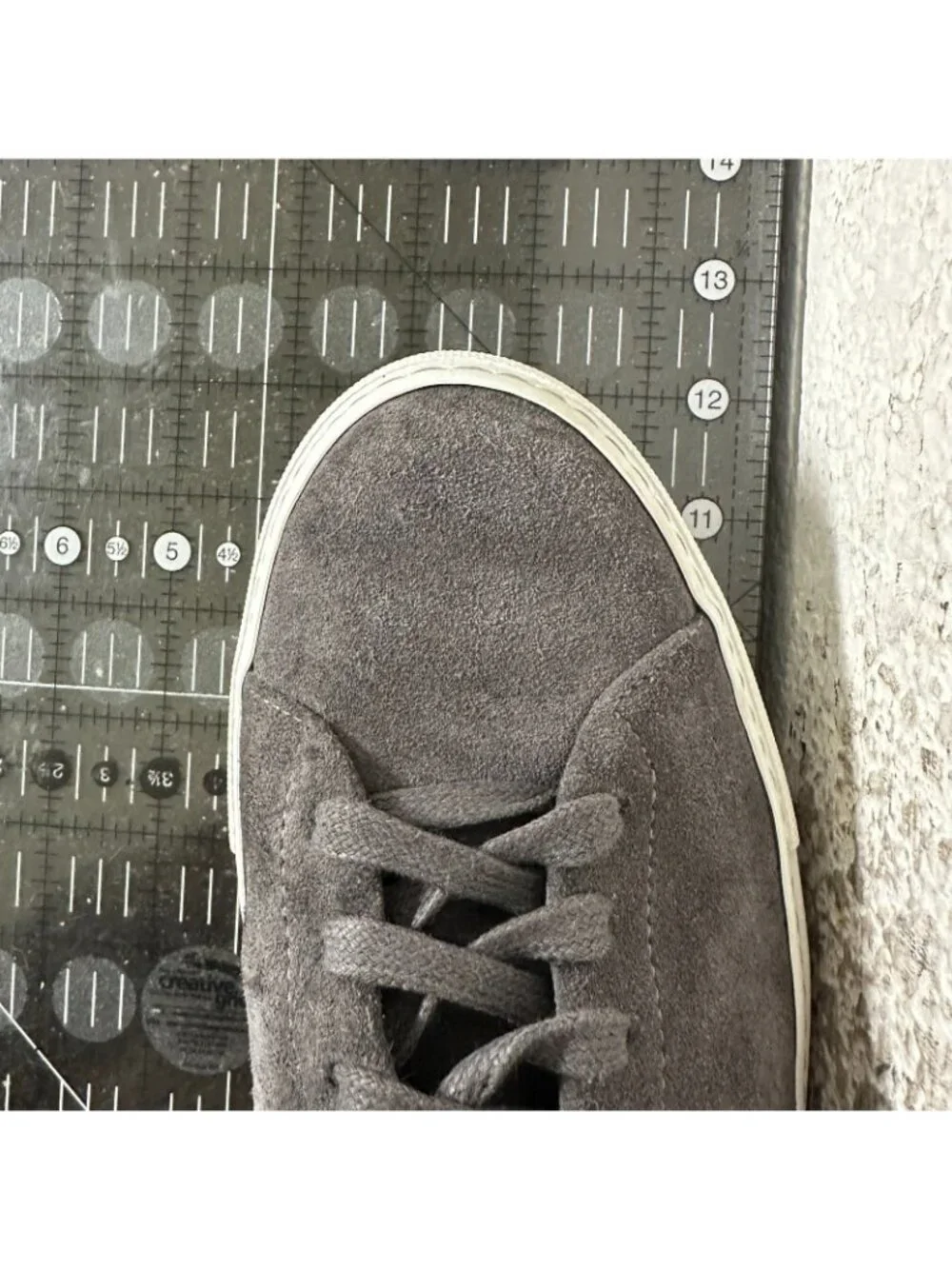 Goodman Brand Men Size 10.5 Black Suede Leather Low Top Lace Up Casual Shoes